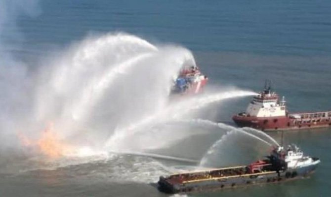 Maritime accident: Offshore pipeline explosion and fire, Gulf of Mexico