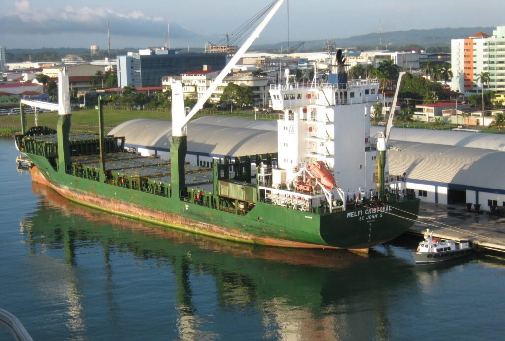 Disabled container ship towed to Rhodes in Greece