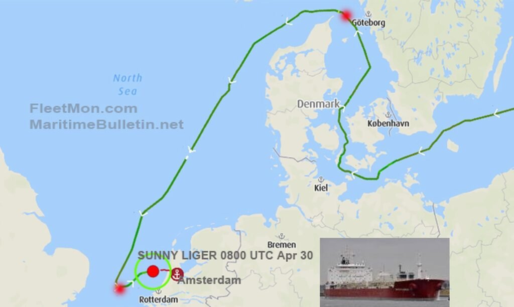 UKRAINE WAR: Indian tanker, SUNNY LIGER with Russian oil stranded in North Sea as Sweden, Rotterdam, Amsterdam refuse entry