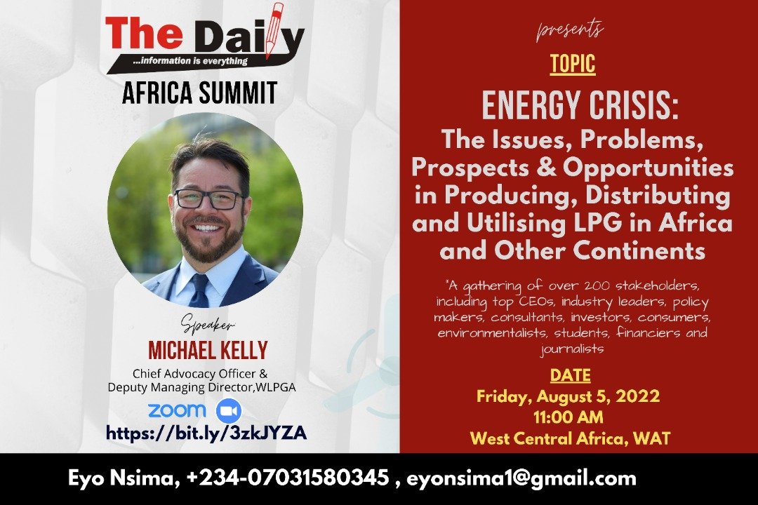 GLOBAL ENERGY CRISIS: The Issues, Problems, Prospects & Opportunities in Producing, Distributing and Utilising LPG in Africa and Other Continents