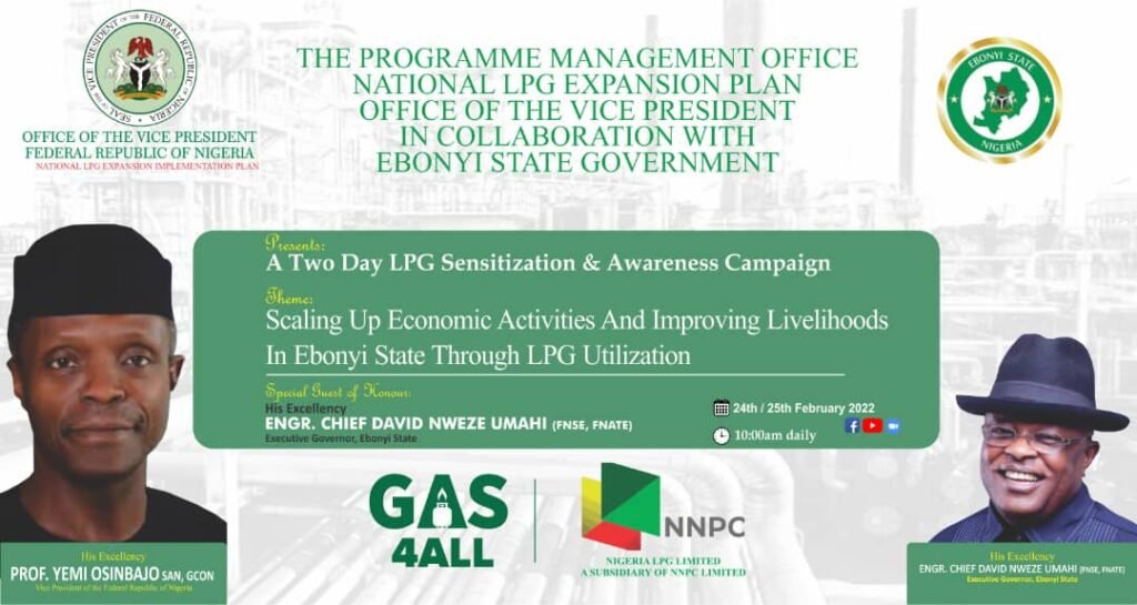 Ebonyi State LPG Awareness and Sensitization Campaign begins soon