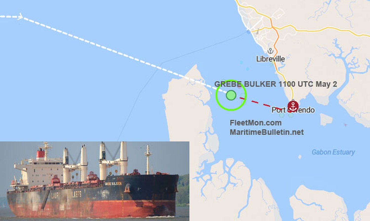 MARITIME: Bulk carrier attacked, 3 crew including Captain kidnapped in Gulf of Guinea