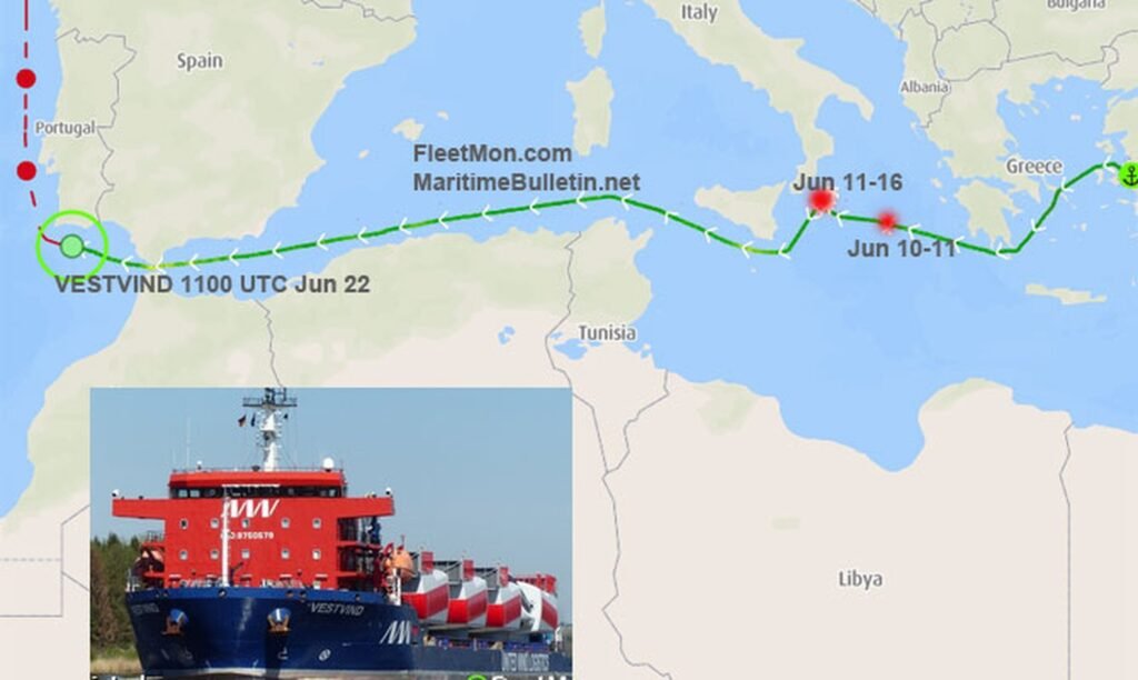 MARITIME: Armed terrorists on board of German heavy lift ship in Med