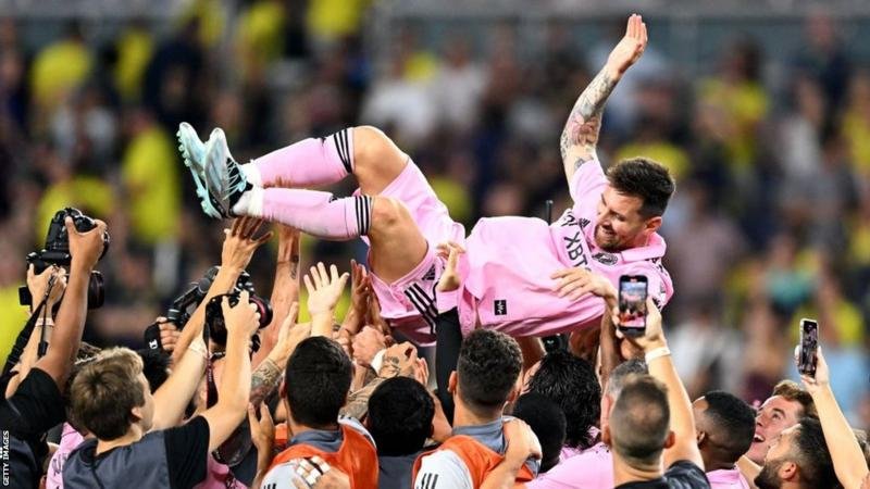 Lionel Messi leads MLS side Inter Miami to Leagues Cup win against Nashville SC