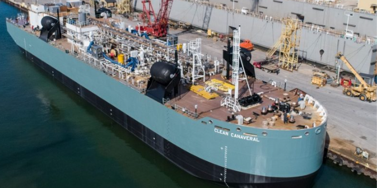 MARITIME:New LNG Bunker Vessel, Clean Everglades Christened by Seaside LNG