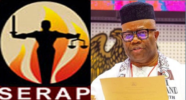 SERAP wants court to stop Akpabio, others from collecting salaries, pensions as senators