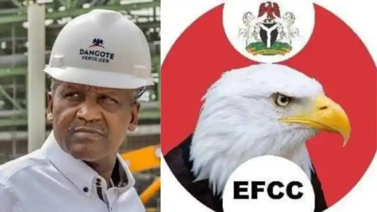 Dangote reacts to EFCC’s visit to its Headquarters
