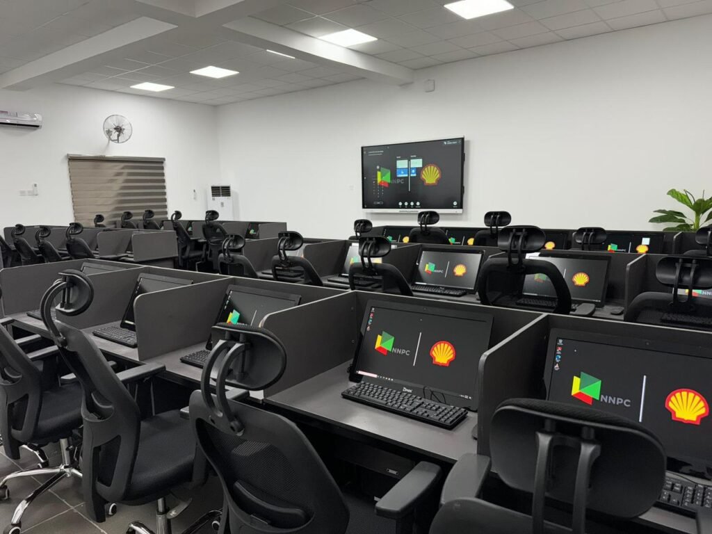 Inside one of the lecture halls of the ICT Centre, at the Sa’adu Zungur University (formerly Bauchi State University), Gadau in Bauchi State. The Centre, opened on Thursday 4th July 2024, was built and equipped by NNPC-SPDC JV