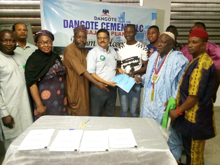 Dangote Cement Gboko Commits to Sustainable Infrastructural development of Host communities